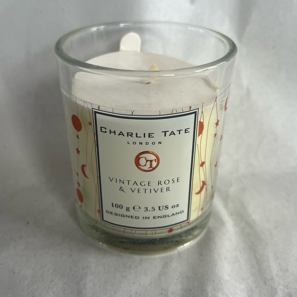 Charlie Tate London 3.5 oz Candle Vintage Rose‎ & Vetiver